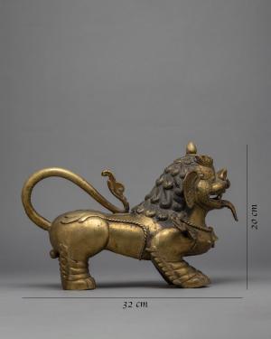 Small Lion Statue | Symbol of Strength | Lion Home Decor | Lion Gift | Lion Decor | Home Interior Figurines | Handmade Lion Sculpture